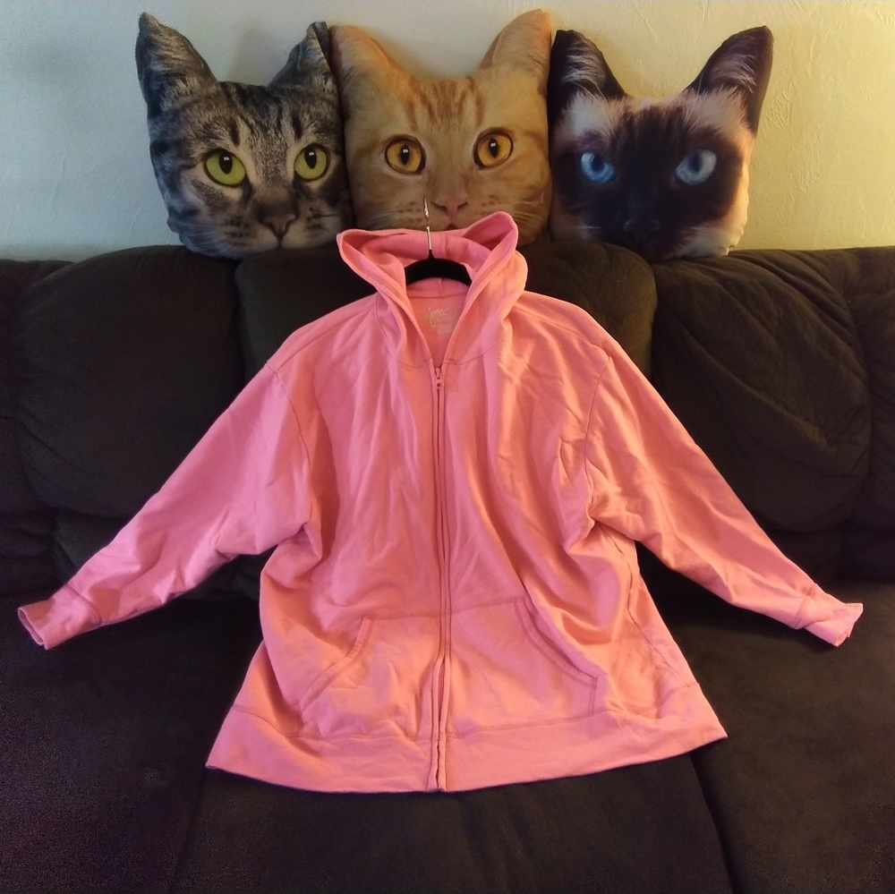 Light Weight Pink Hoodie